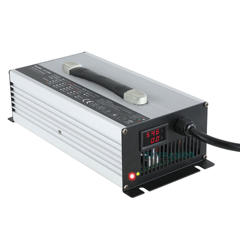 Professional Intelligent 12V 50a Battery Charger Fast Automatic 12 Volt Lifepo4 Battery Charger 50A Amp for 12v Lifepo4 Battery