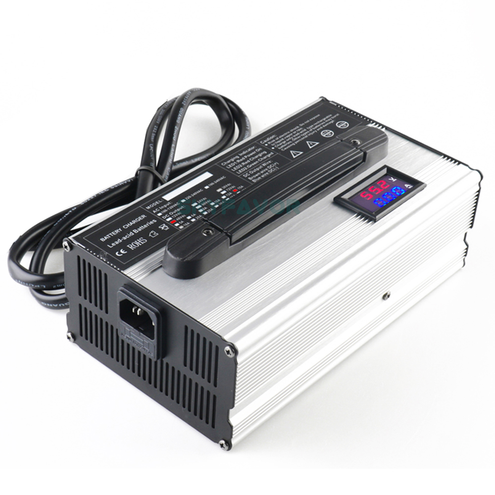 Custom Intelligent 36v 20a Battery Charger 36 Volt 20 Amp Automatic Fast Lithium Ion Lifepo4 Lead Acid Battery Pack Charger