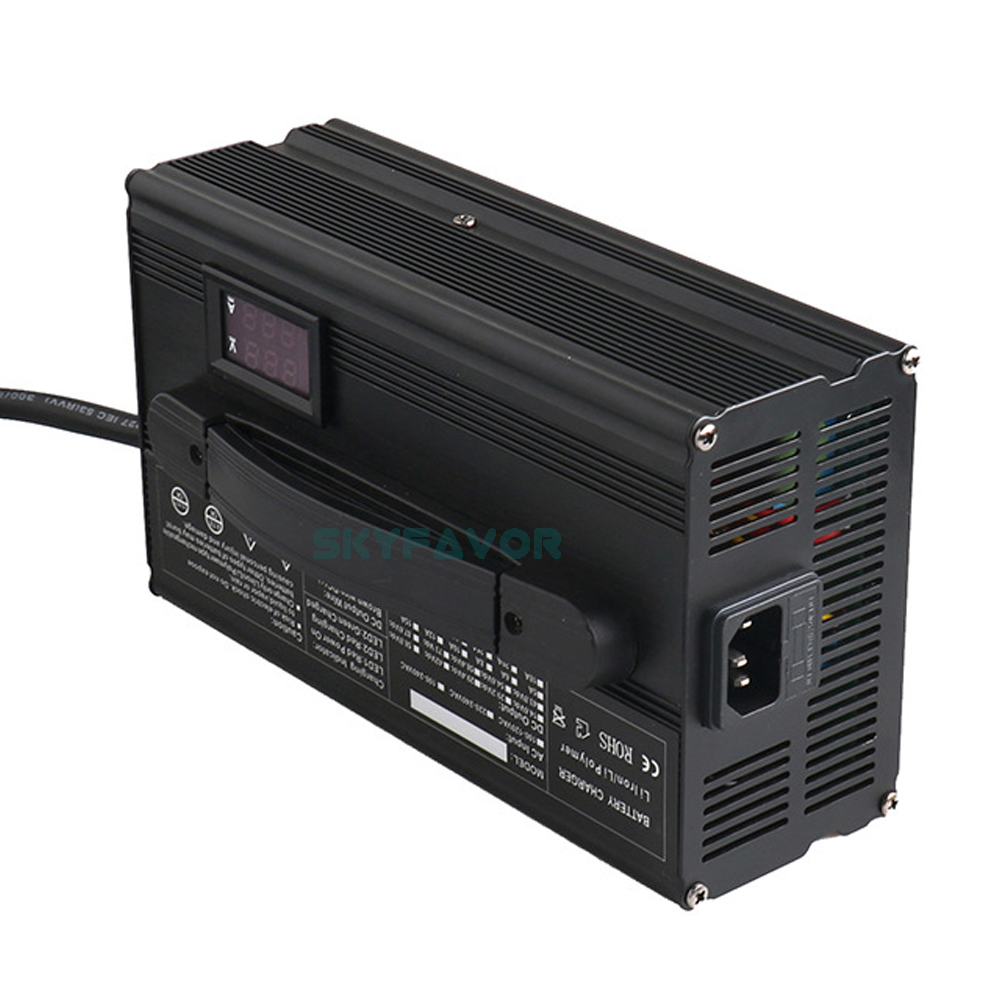 Custom Intelligent 36v 20a Battery Charger 36 Volt 20 Amp Automatic Fast Lithium Ion Lifepo4 Lead Acid Battery Pack Charger