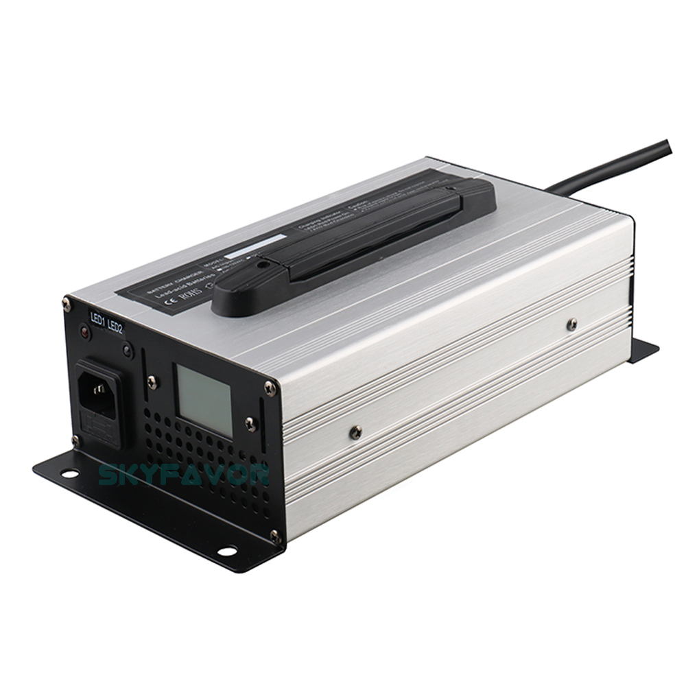 Customized 84V 10A Fast Battery Charger Led Display Automatic 84V Battery Charger for Electric Motorcycle Ebike Tools Forklift
