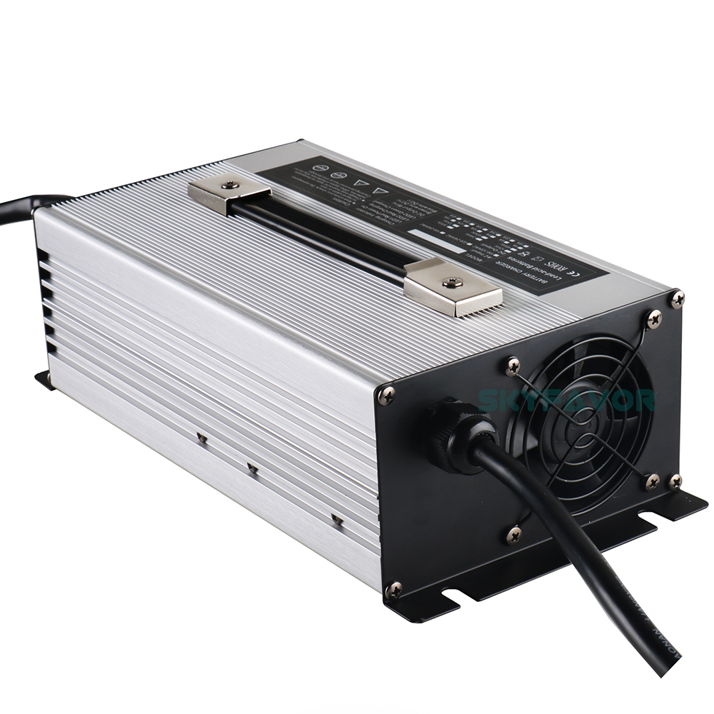 Customized 84V 10A Fast Battery Charger Led Display Automatic 84V Battery Charger for Electric Motorcycle Ebike Tools Forklift