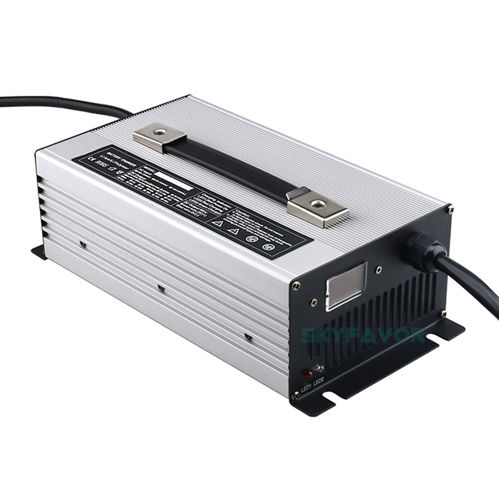 Trending Smart Automatic Battery Charger  24V 30A 8S 29.2V LiFePO4 Battery Charger with Display & OVP Protection Battery Charger