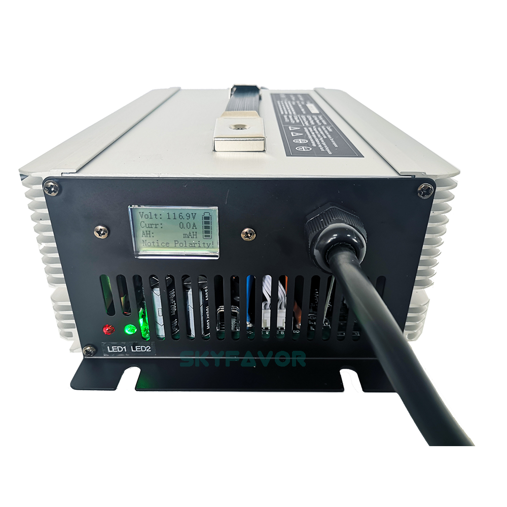 Customized Led Display 36V Battery Charger MAX 40A Automatic Charger Lead Acid Lifepo4 Lithium Ion 36v Forklift Battery Charger