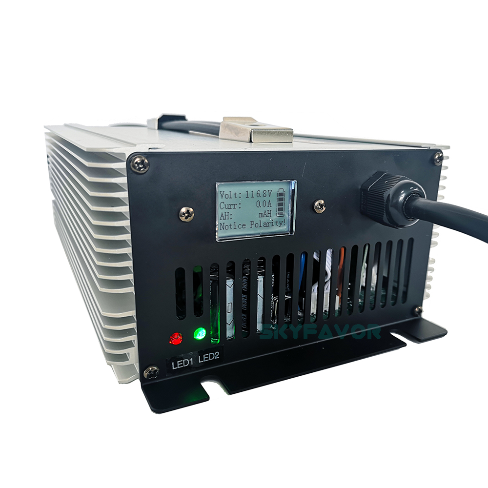 Customized Led Display 36V Battery Charger MAX 40A Automatic Charger Lead Acid Lifepo4 Lithium Ion 36v Forklift Battery Charger