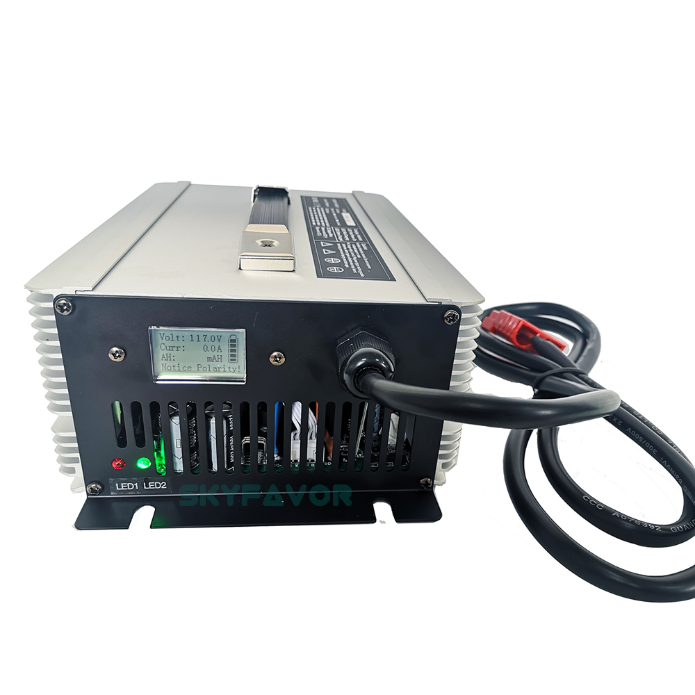 Customized Led Display 36V Battery Charger MAX 40A Automatic Charger Lead Acid Lifepo4 Lithium Ion 36v Forklift Battery Charger