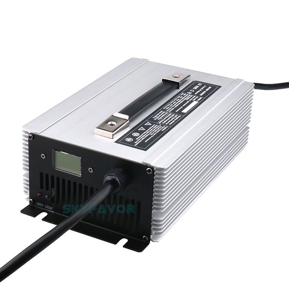 Customized Led Display 36V Battery Charger MAX 40A Automatic Charger Lead Acid Lifepo4 Lithium Ion 36v Forklift Battery Charger