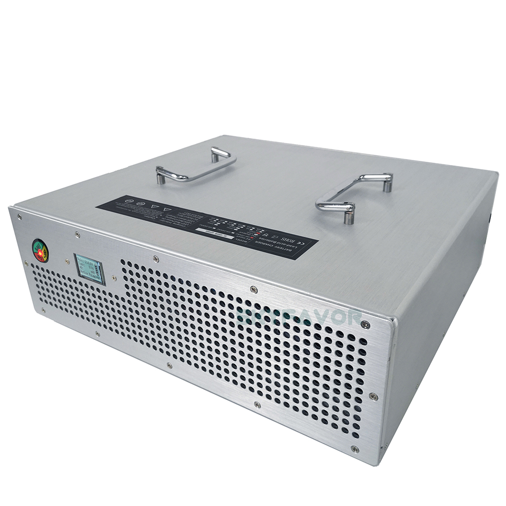 Customized 24V 100A Battery Pack Charger Custom Automatic Fast 100a 24V Charger for Motorboat Yacht Generator Set Power Battery