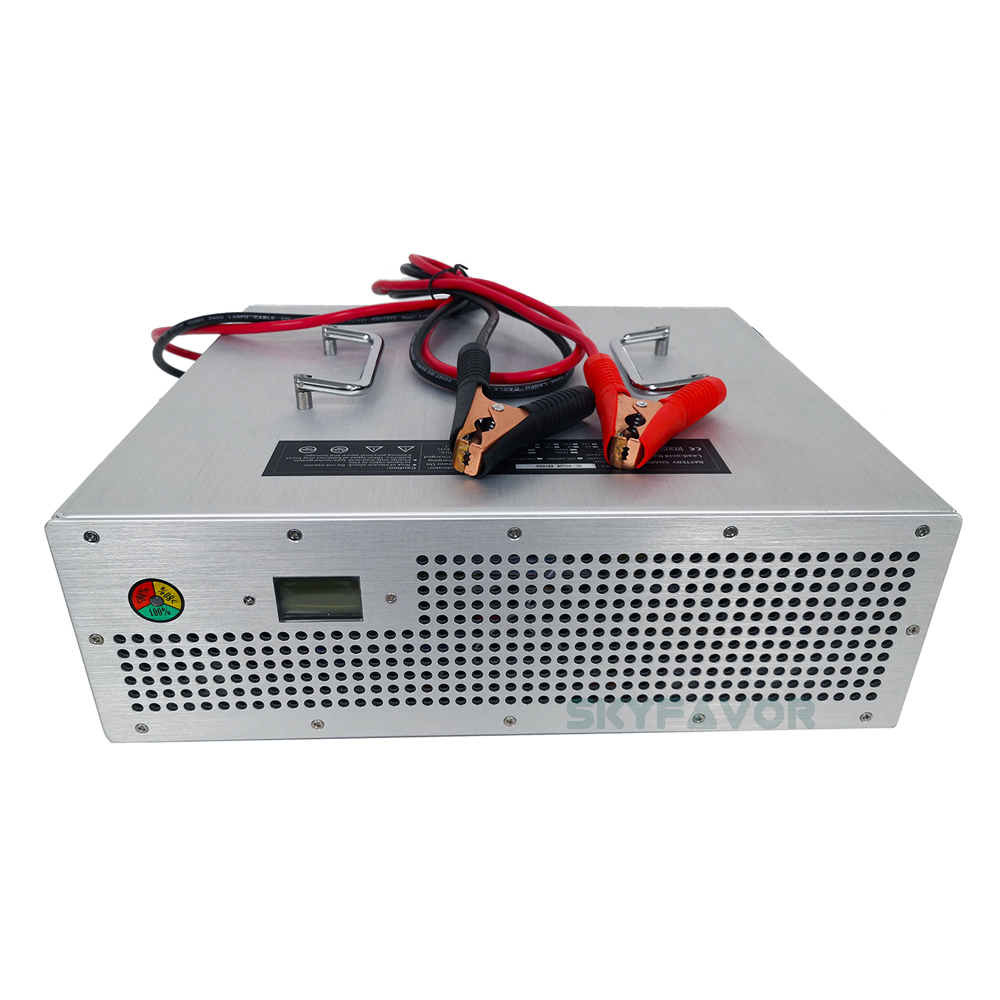 Customized 24V 100A Battery Pack Charger Custom Automatic Fast 100a 24V Charger for Motorboat Yacht Generator Set Power Battery