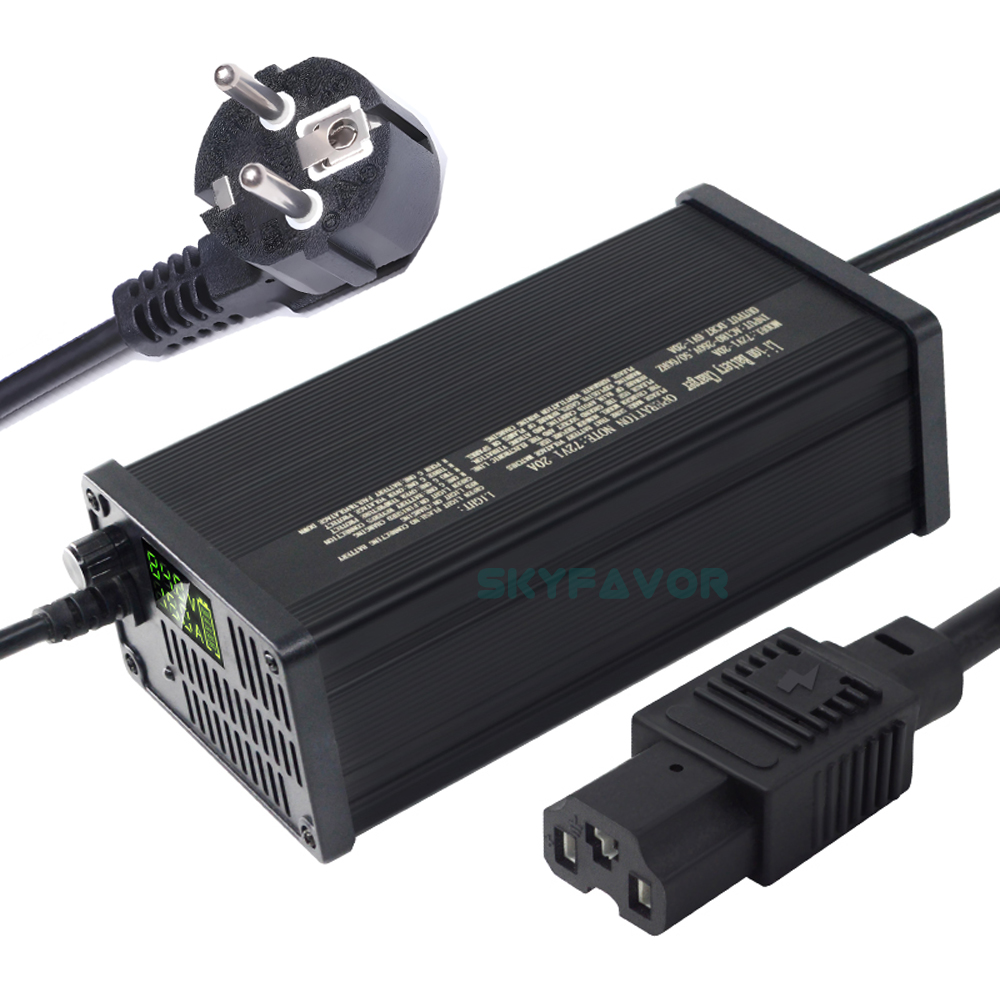 Custom 48V Lithium Battery Charger 48V 15A Led Display Smart Automatic 12S 50.4V or 13S 54.6V Lithium Li Ion Battery Chargers