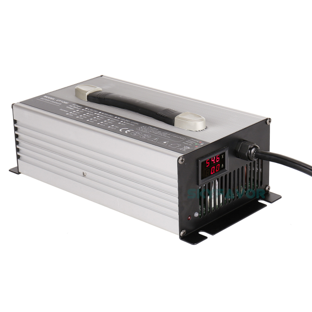 Customized 24V 45A Battery Pack Charger Aluminum case 24v Battery Charger for Lipo/LiMnO4 Lithium 8S Lifepo4 Lead Acid Battery