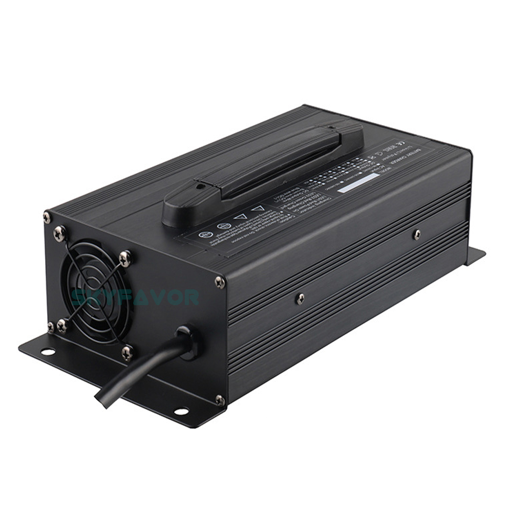 Custom Professional 12V 45A Fast Smart Automatic Battery Charger 12 Volt Lifepo4 Lead Acid Lithium Li Ion Electric OVP Protected