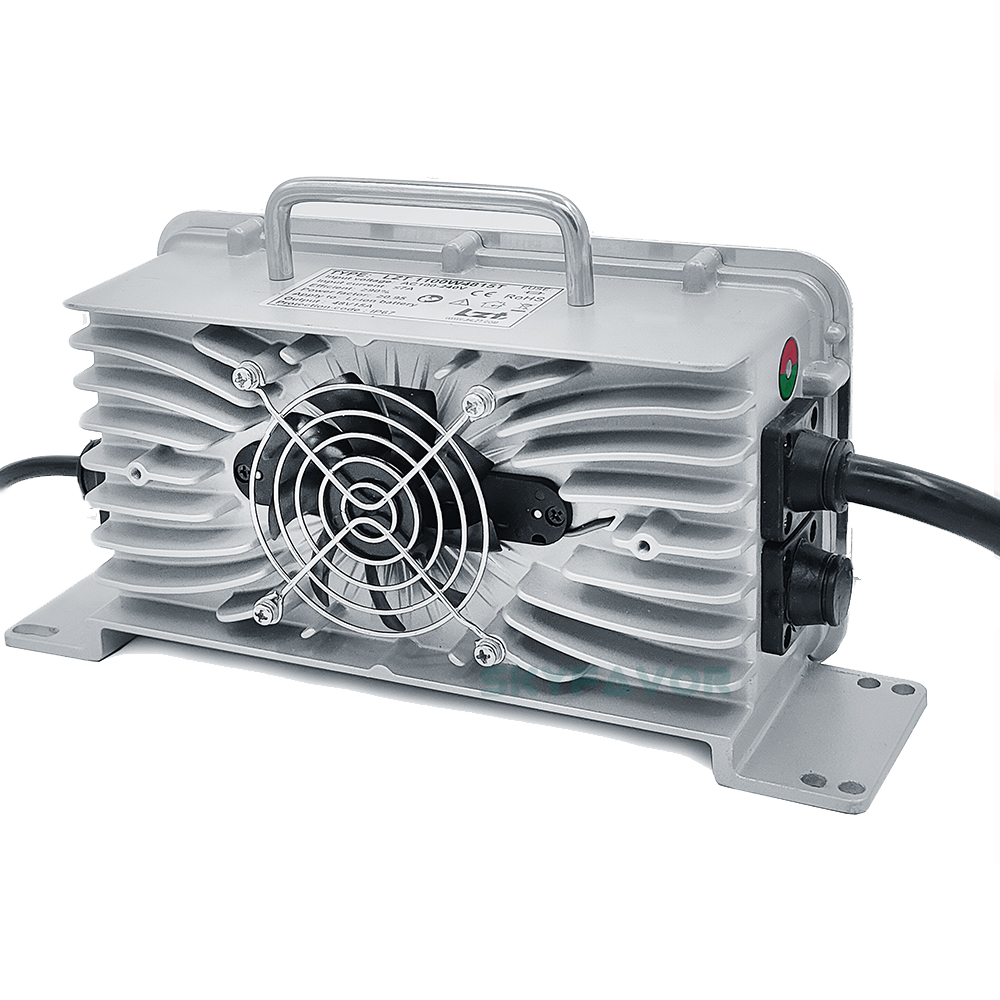 Waterproof 48V Lithium Battery Charger 48V 25A Outdoor Dustproof Automatic Smart 12S or 13S 48 Volt Lithium Ion Battery Charger