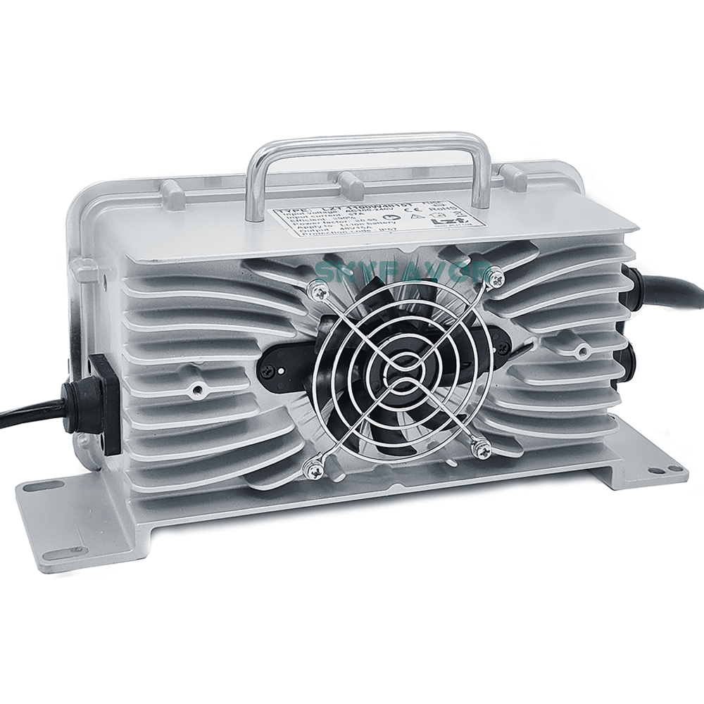 Waterproof 48V Lithium Battery Charger 48V 25A Outdoor Dustproof Automatic Smart 12S or 13S 48 Volt Lithium Ion Battery Charger