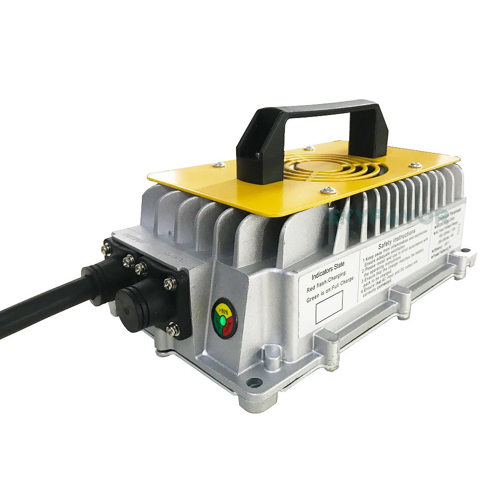 Waterproof 48v Surfboard Charger 48V 20A Fast Automatic Smart 48 Volt Battery Charger for Lifepo4 Lfp Lithium Li Ion Battery