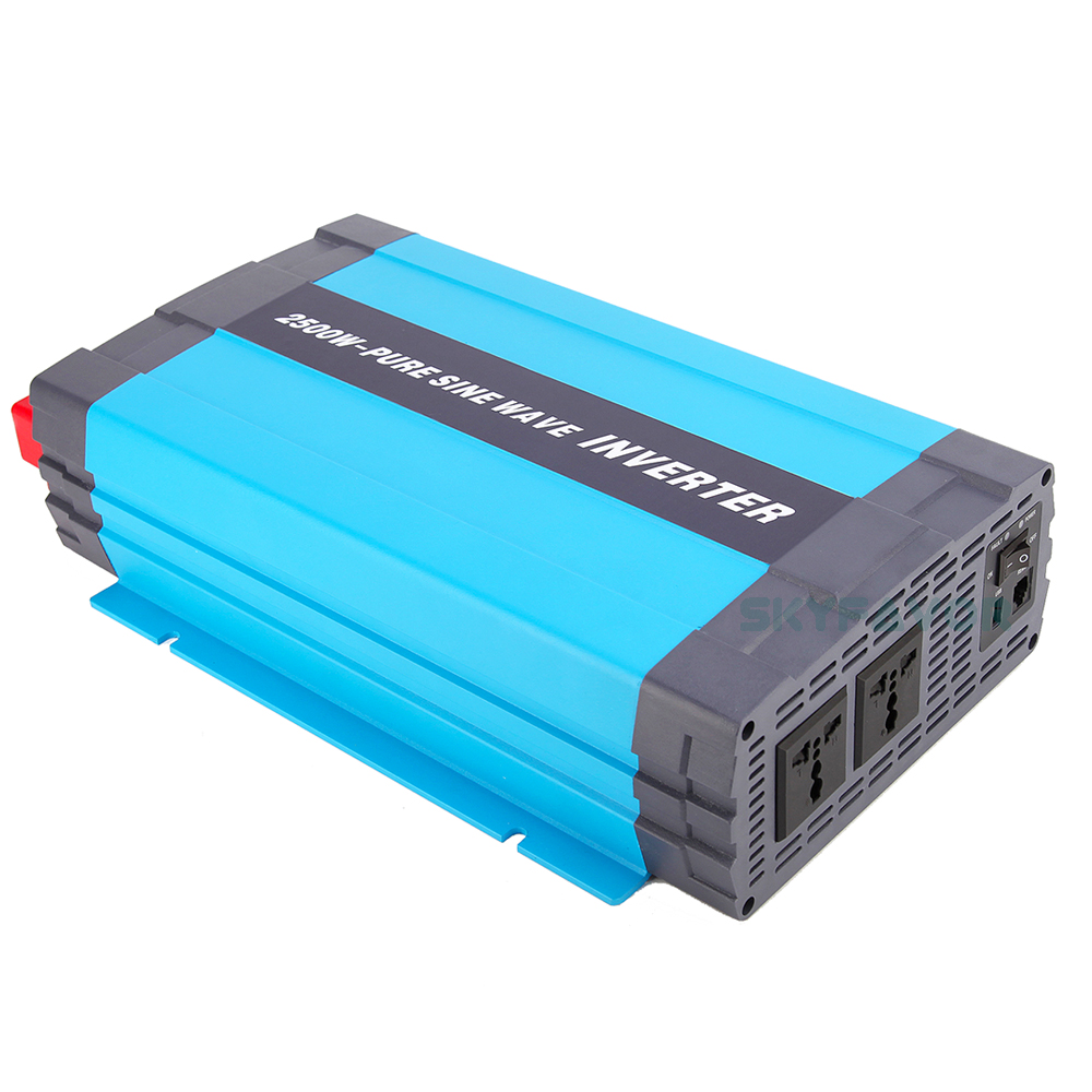 Professional Provide 2500W Power Inverter 12v 24v 48v DC to AC 110v 230v Hight Efficiency Pure Sine Wave Inverters Converters