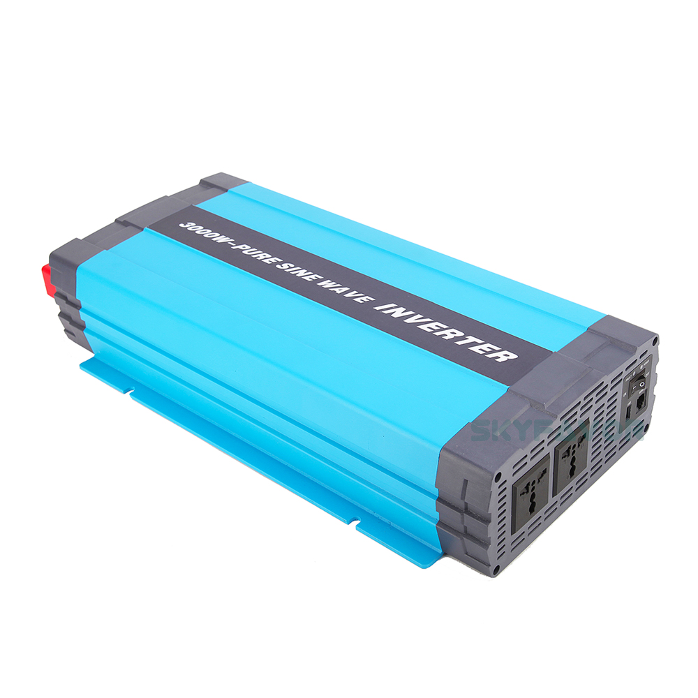 Good Safety 3000W Pure Sine Inverter 12v 24v 48v Dc to Ac 110v 230v Power Inverter for Recreational Vehicle Motorhome Trailer