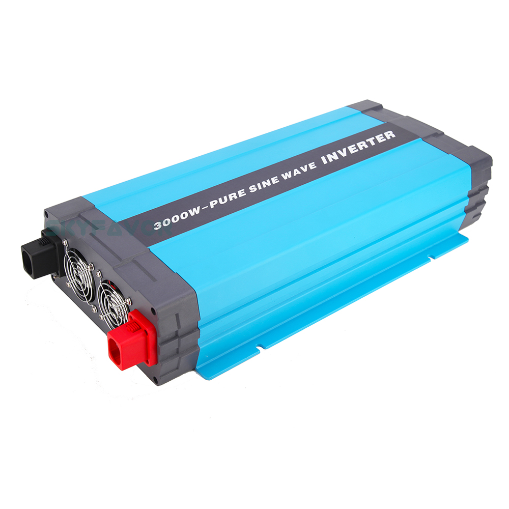 Good Safety 3000W Pure Sine Inverter 12v 24v 48v Dc to Ac 110v 230v Power Inverter for Recreational Vehicle Motorhome Trailer