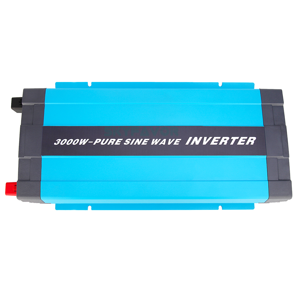 Good Safety 3000W Pure Sine Inverter 12v 24v 48v Dc to Ac 110v 230v Power Inverter for Recreational Vehicle Motorhome Trailer