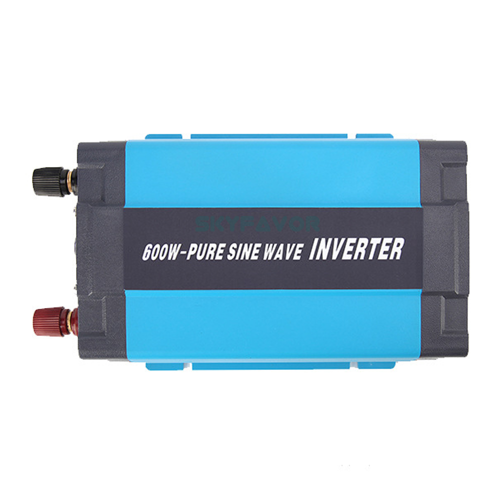 Professional 600W Pure Sine Inverter 12v 24v 48v DC to AC 110v 230v Pure Sine Wave Power Inverter for Solar Car Home Appliance