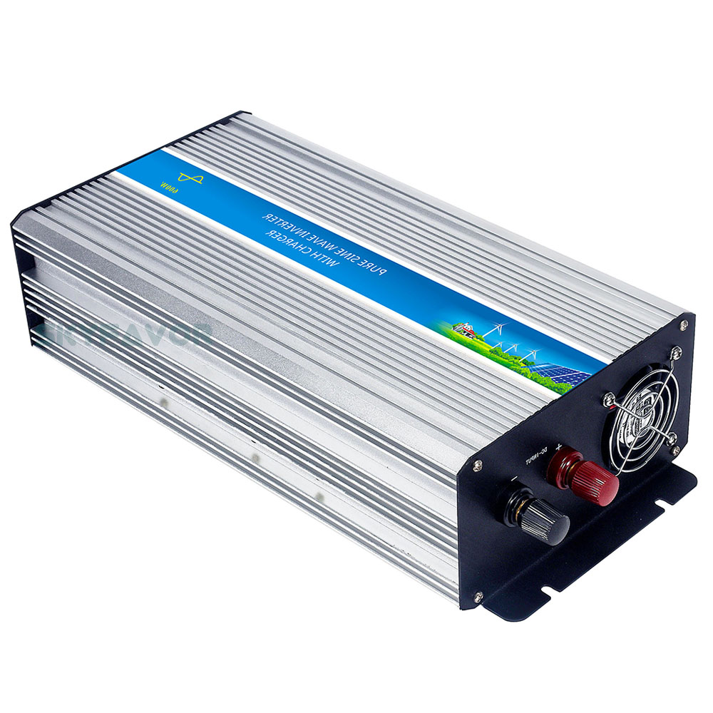 Multifunctional 600W Pure Sine Wave Inverter 12V 24V DC to AC 110V 230V Power Inverter With Charger 12V 24V 10A Battery Charger