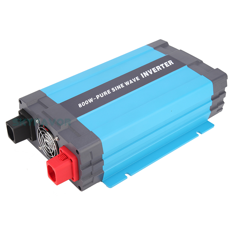 Hot Sell 800W Pure Sine Wave Inverter 12v 24v 48v DC to AC 110v 230v Inverters Converters for Solar Car Appliance