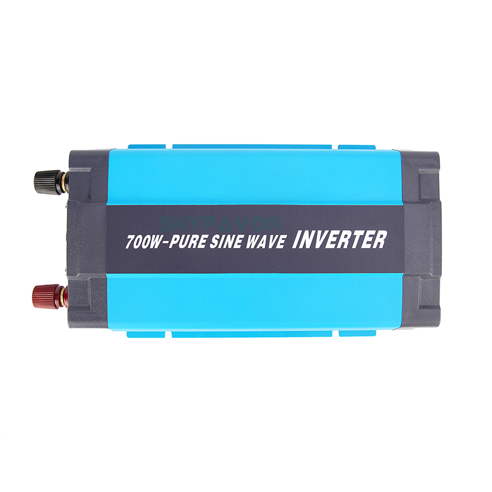 High Efficiency 700W Inverters Converters 12v 24v 48v DC to AC 110v 230v Hot Sell Pure Sine Wave Power Inverter with USB Port
