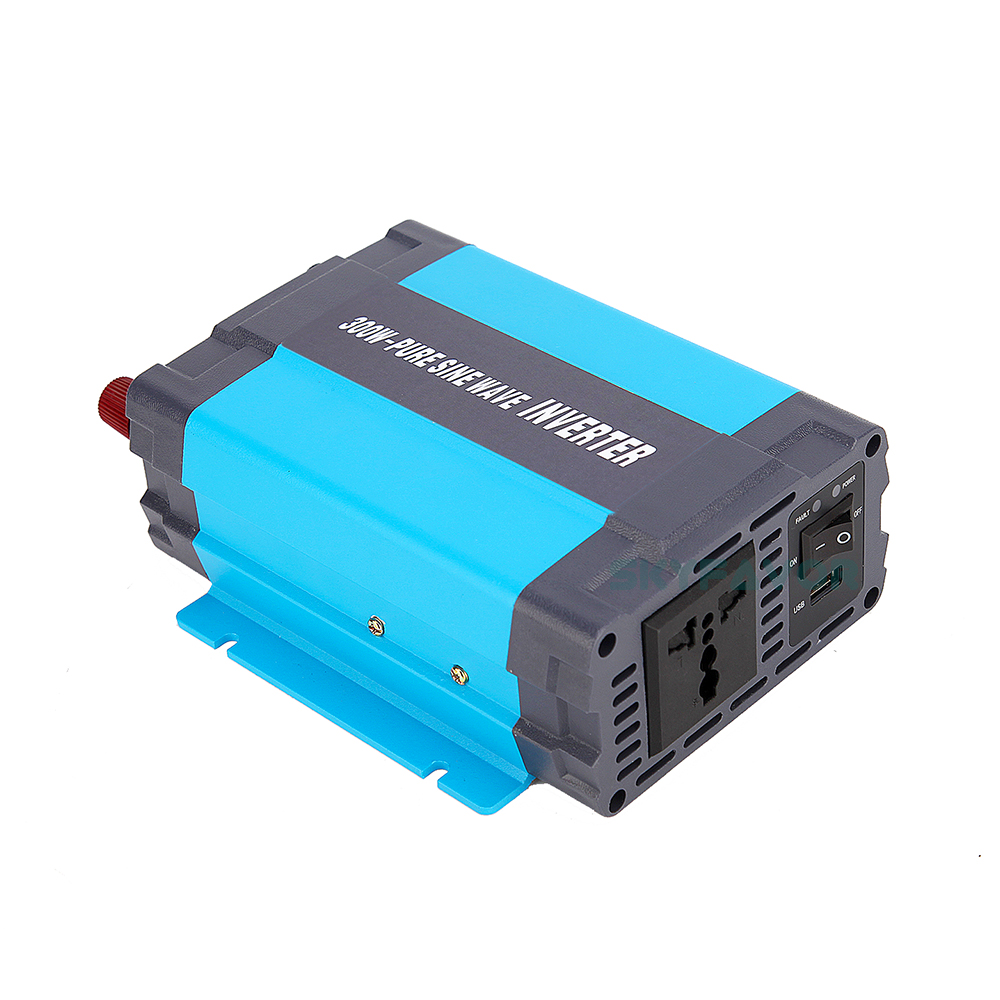 Factory Price 300W Inverters Converters 12v 24v 48v DC to AC 110v 230v Pure Sine Wave Power Inverter with USB Charger