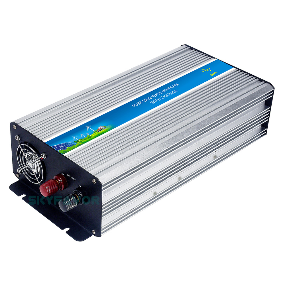 Factory Provide 800W Inverters Converters 12V 24V DC to AC 110V 230V Pure Sine Wave Inverter with AC to DC 12v 24v 10A Charger