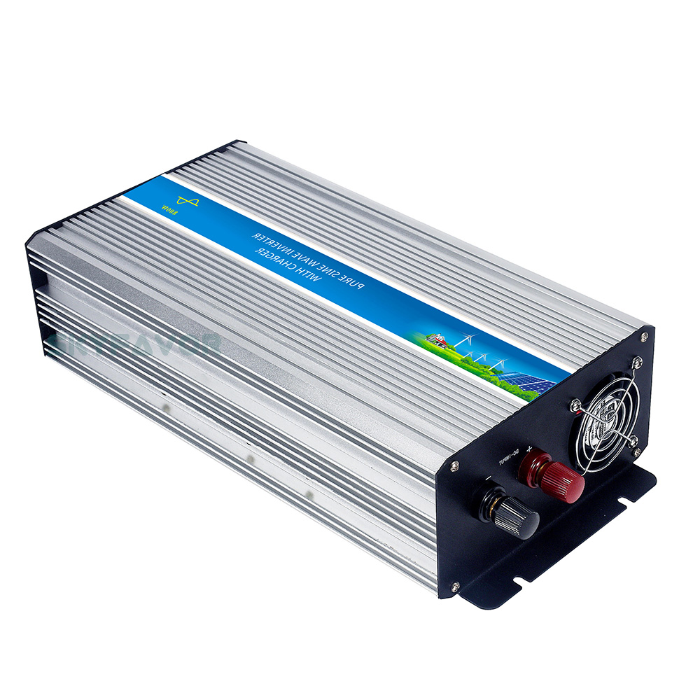 Factory Provide 800W Inverters Converters 12V 24V DC to AC 110V 230V Pure Sine Wave Inverter with AC to DC 12v 24v 10A Charger