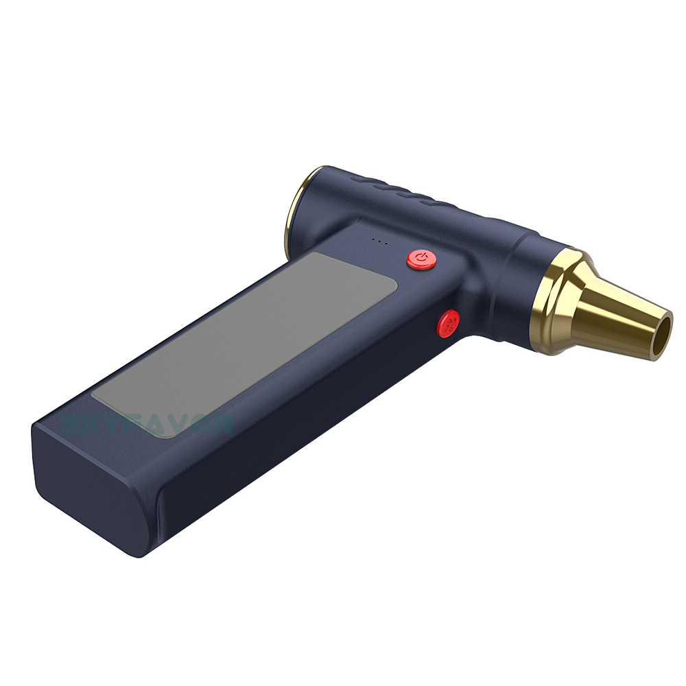 NEW Compressed Air Duster Jump Starter Emergency Power Bank Supply Adjustable Mini Turbo Violent Fan Handheld Turbo Jet Fan