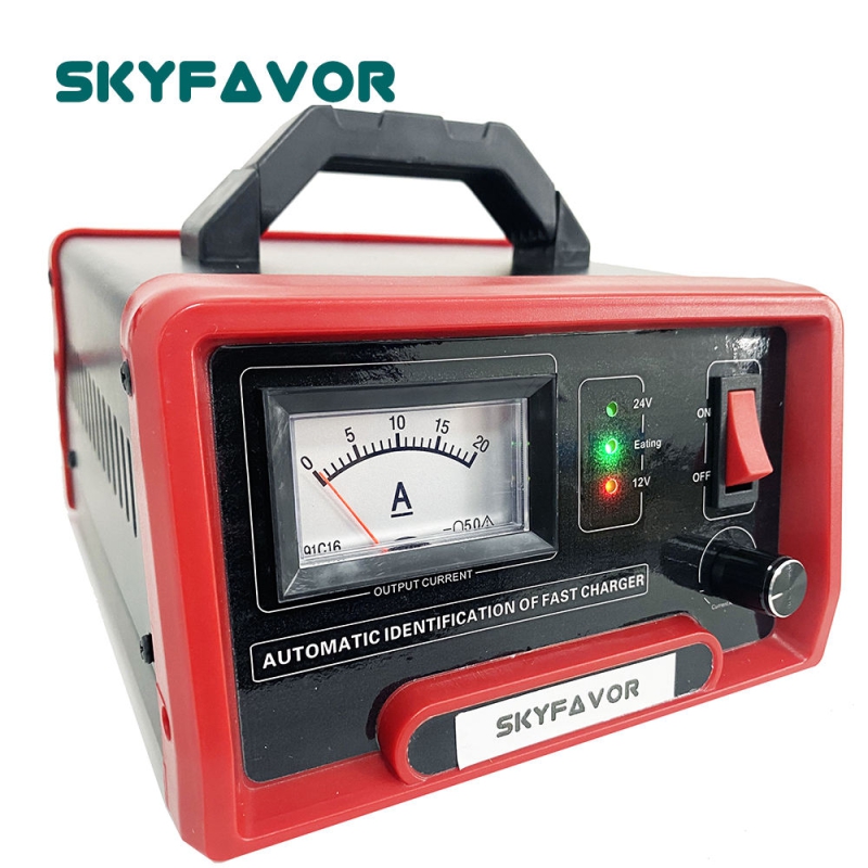 Adjustable Smart 12V 24V Battery Charger 12V 24V 10A Automatic Flooded Gel AGM Maintenance Free Deep Cycle Battery Charger