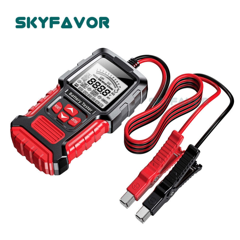 12V 24V Universal Car Battery Tester - Automatic Lead Acid Analyzer with CCA & Internal Resistance Test (Car/Truck/Motorcycle)