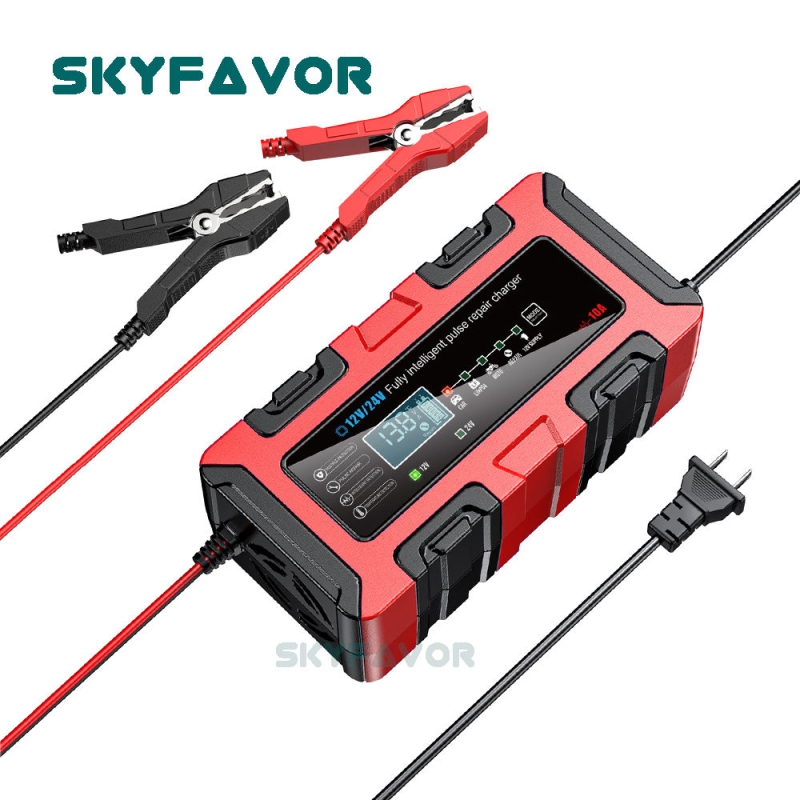 Trending Products 12v 24v Battery Charger 12v 24v Automatic GEL AGM EFB Lead Acid Battery Charger with 12 VOLT Power Supply