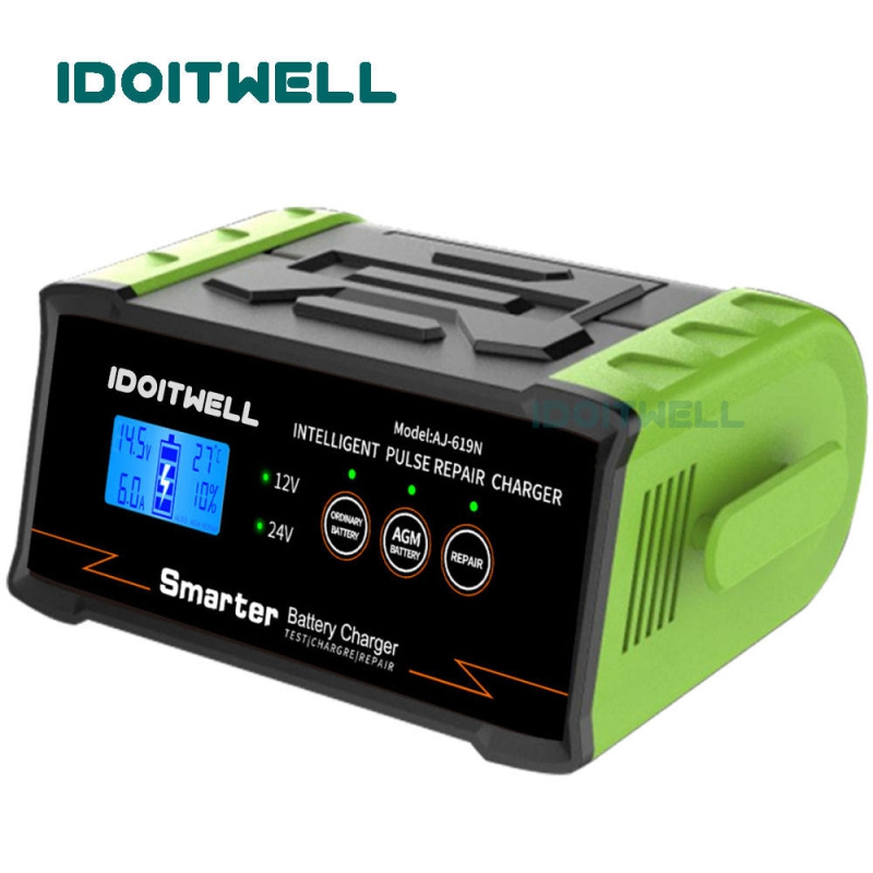 Professional Pulse Repair Lead Acid Battery Charger 12V 30A 24V 15A Universal Car Truck Motorcycle Boat Marine Battery Charger