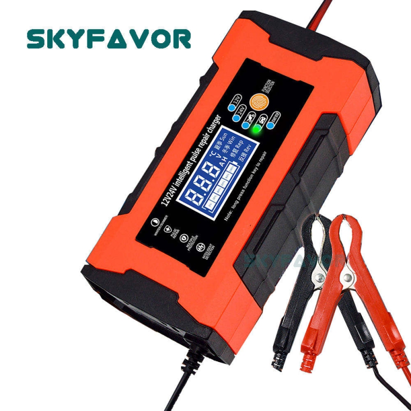 New Arrival Smart Automatic Car Battery Charger 12V 24V 5A Universal for Truck Car - Pulse Repair for Lead Acid Battery Charger