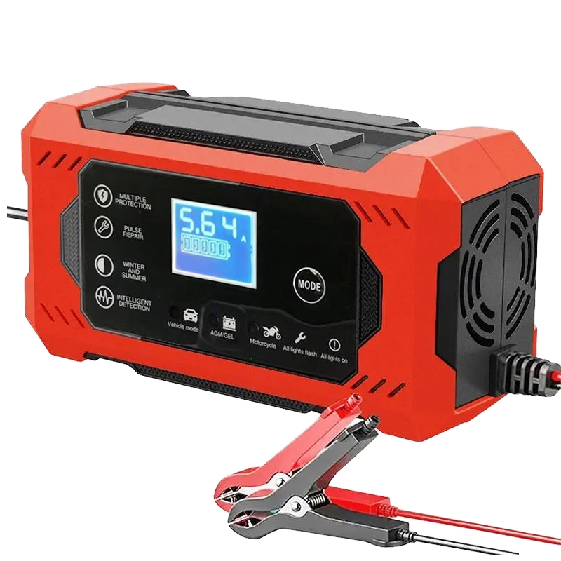 Trending Motorcycle Car Battery Charger 12V 6A Smart Automatic Maintenance-free Deep Cycle 12V 6 Amp Lead Acid Battery Charger
