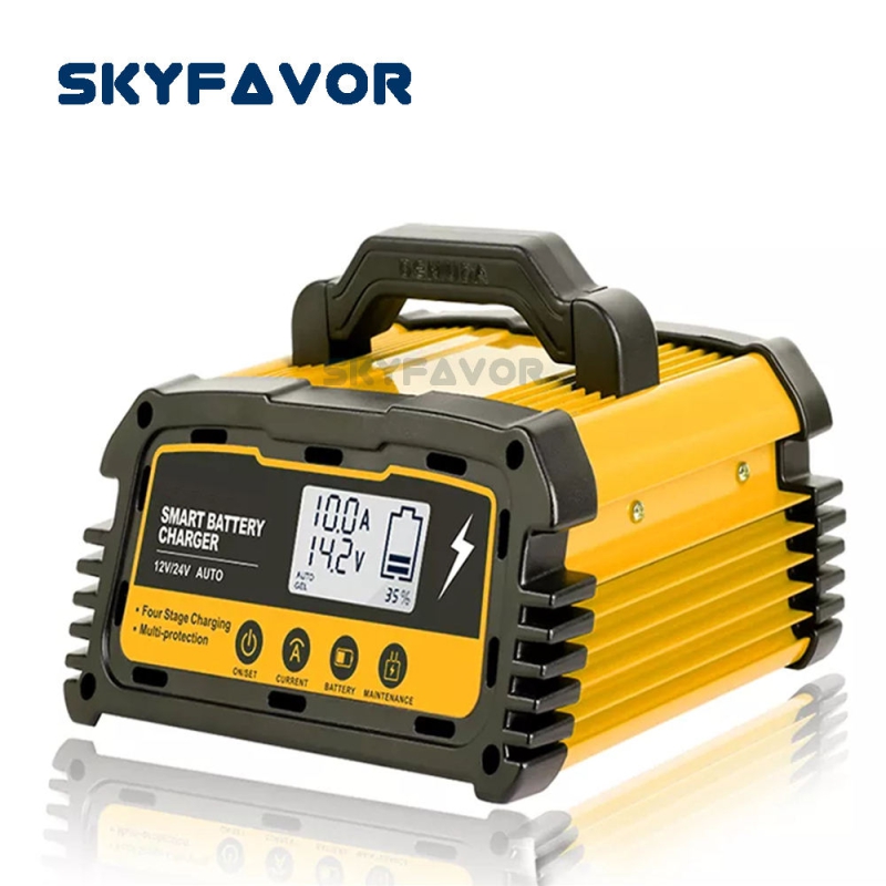 Automatic Motorcycle Car Battery Repair Charger 12V 6A 8A 10A 24V 6A Smart Maintainer Trickle Charger for Lead Acid Battery