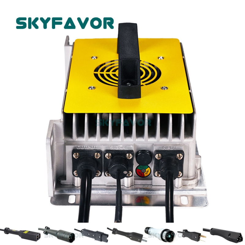Professional 48v Golf Cart Charger 48V 18A Waterproof 48 Volt Lead Acid Battery Charger for EZGO CLUB CAR TXT RXV GOLF CARTS