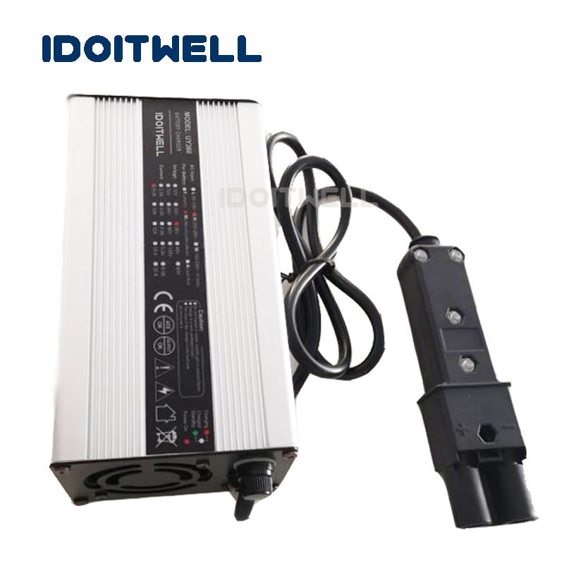 48 Volt Golf Carts Battery Charger 15A 10A Current Adjustable 48V Lead Acid Battery Charger for 48V Club Car EZGO RXV & TXT48