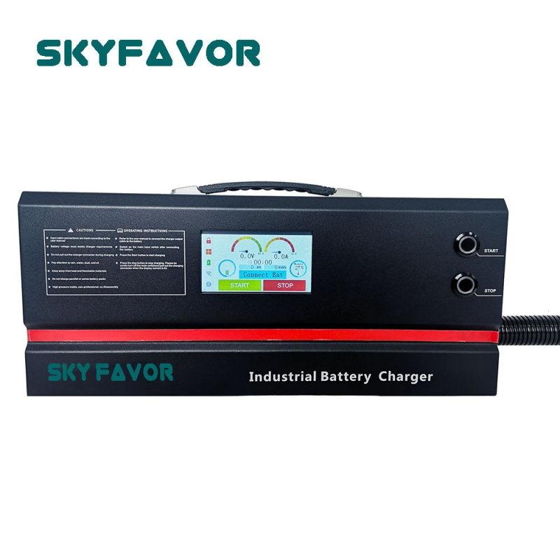 Custom 24V 100A Automatic Battery Charger Can Bus High Power 100A 24V Battery Pack Charger for Lifepo4 or LI-ION or Lead Acid