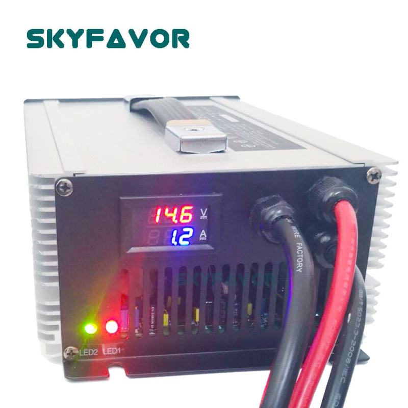 Professional Custom 40A 36V Lead Acid Battery Charger Intelligent 36V 40A WET VRLA SLA AGM GEL Battery Charger with LED Display
