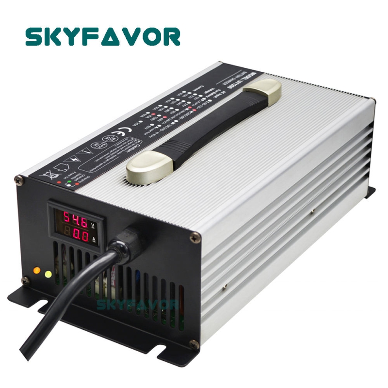 Customized 24V 45A Battery Pack Charger Aluminum case 24v Battery Charger for Lipo/LiMnO4 Lithium 8S Lifepo4 Lead Acid Battery