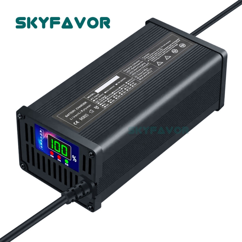 Custom Professional 60V 12A Battery Pack Charger Led Display 60 Volt Battery Charger for 30ah 40ah 50ah 60ah 80ah 100ah Battery