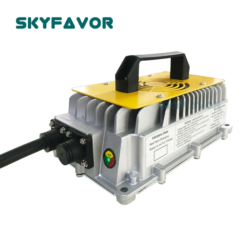 Custom Dustproof Waterproof 48V Battery Charger 48V 15A Automatic Smart Fast on Board Professional 48 Volt Golf Cart Charger