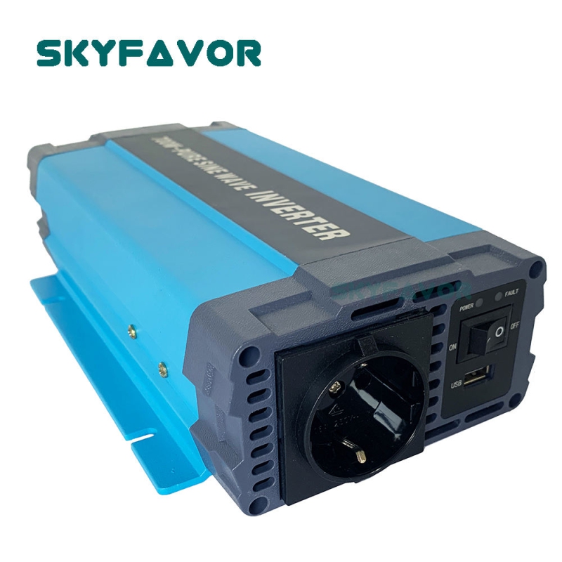 High Efficiency 700W Inverters Converters 12v 24v 48v DC to AC 110v 230v Hot Sell Pure Sine Wave Power Inverter with USB Port