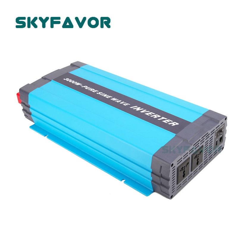 Good Safety 3000W Pure Sine Inverter 12v 24v 48v Dc to Ac 110v 230v Power Inverter for Recreational Vehicle Motorhome Trailer