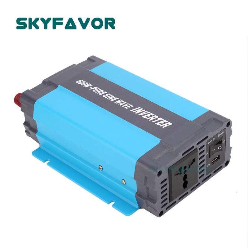 Factory Price 300W Inverters Converters 12v 24v 48v DC to AC 110v 230v Pure Sine Wave Power Inverter with USB Charger