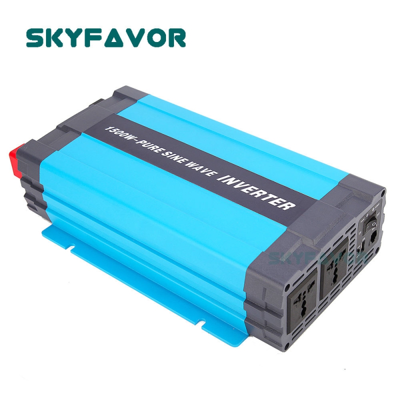 Custom 2000W Pure Sine Wave Power Inverter 12v 24v 48v DC to AC 110v 230v Professional Safety Inverter Converter with USB Port